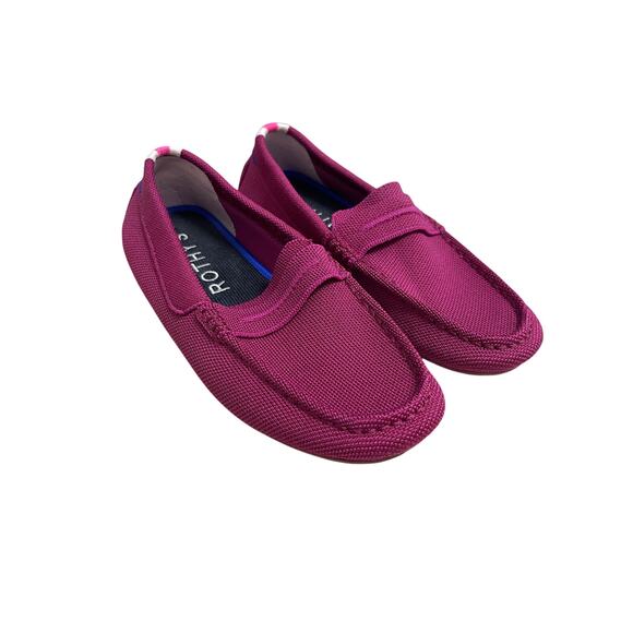 Rothy's women's The Driver loafer Raspberry slip-on size 7.5 - Picture 1 of 9